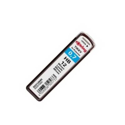 Mina creion mecanic 0.7mm, 12buc/cut, Rotring Tikky
