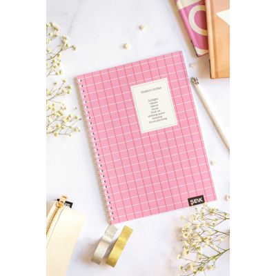 Bullet Journal SEIK cu spirală, model Energy