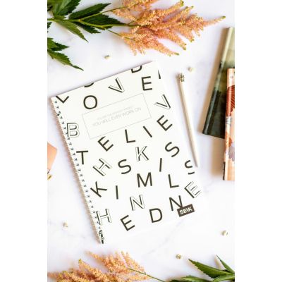 Bullet Journal SEIK cu spirală, model Project