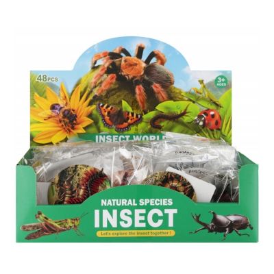 Figurină insectă Mega Creative, diverse modele, 8x8cm, +3 ani