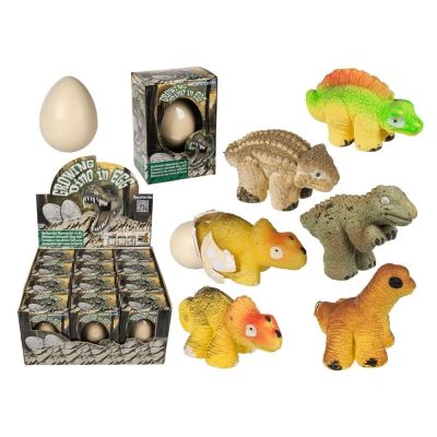 Jucărie dinozaur în ou Out of the blue, 6 cm, modele diverse